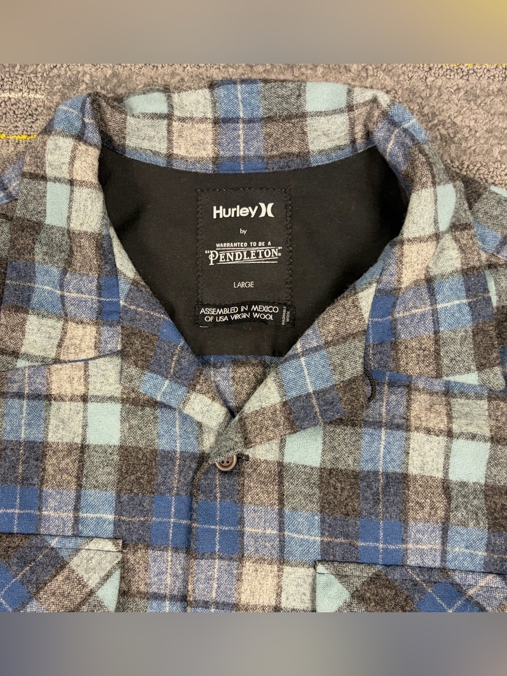 Hurley Pendleton Limited Edition Beach Boys Plaid Wool Board Shirt Men’s Large - Picture 3 of 13